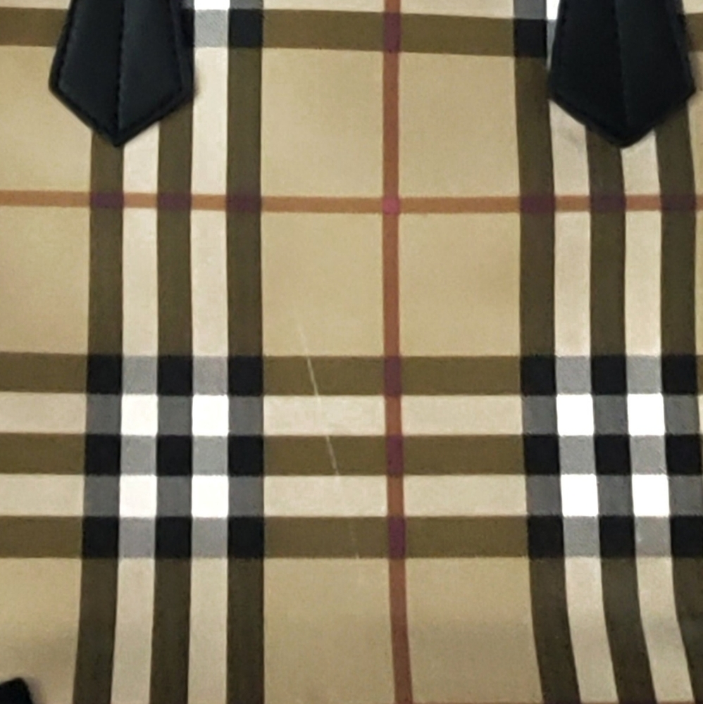 Authentic Vintage Burberry Nova Check Mini Tote - Picture 12 of 16